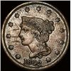1842 Braided Hair Large Cent NEARLY UNCIRCULATED