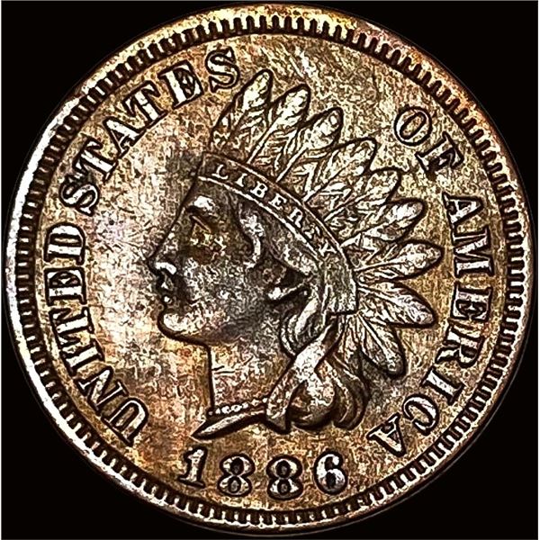 1886 Indian Head Cent LIGHTLY CIRCULATED