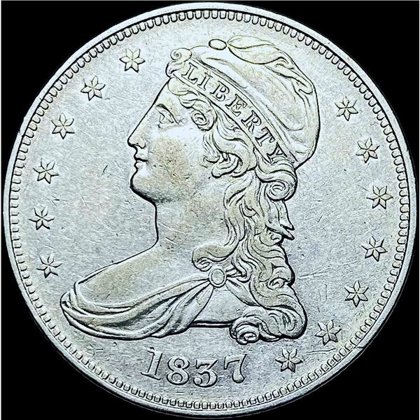 1837 Capped Bust Half Dollar CHOICE AU