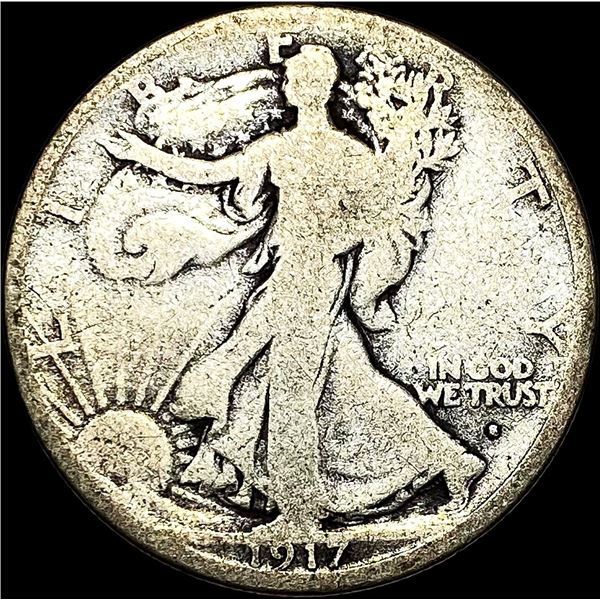 1917-S Walking Liberty Half Dollar NICELY CIRCULATED