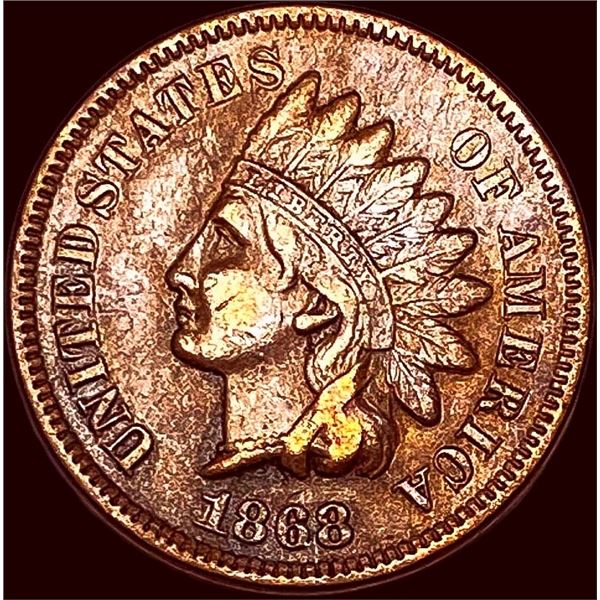 1868 Indian Head Cent CHOICE AU