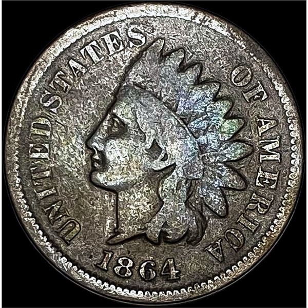 1864 Copper-Nickel Indian Head Cent LIGHTLY CIRCULATED