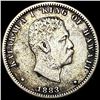 1883 Silver 1/4 Dollar Hawaii Kalakaua I NEARLY UNCIRCULATED