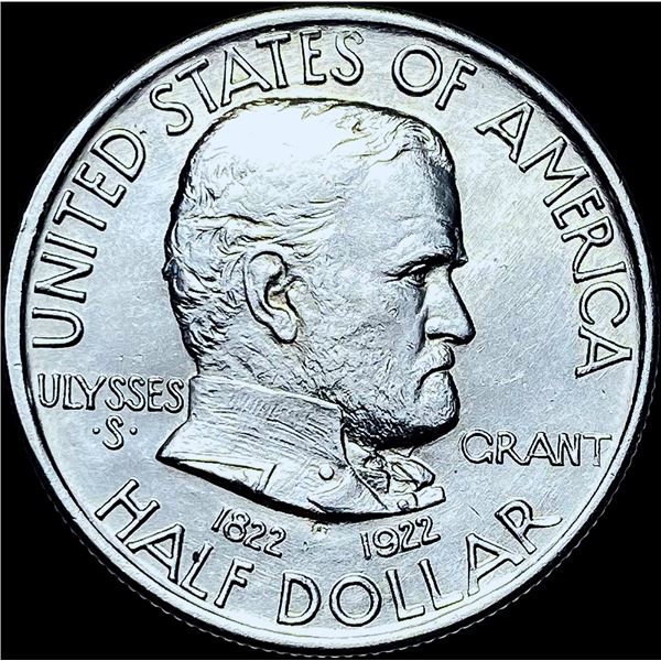 1922 Grant Silver Half Dollar GEM BU