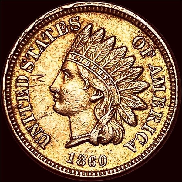 1860 Indian Head Cent CLOSELY UNCIRCULATED