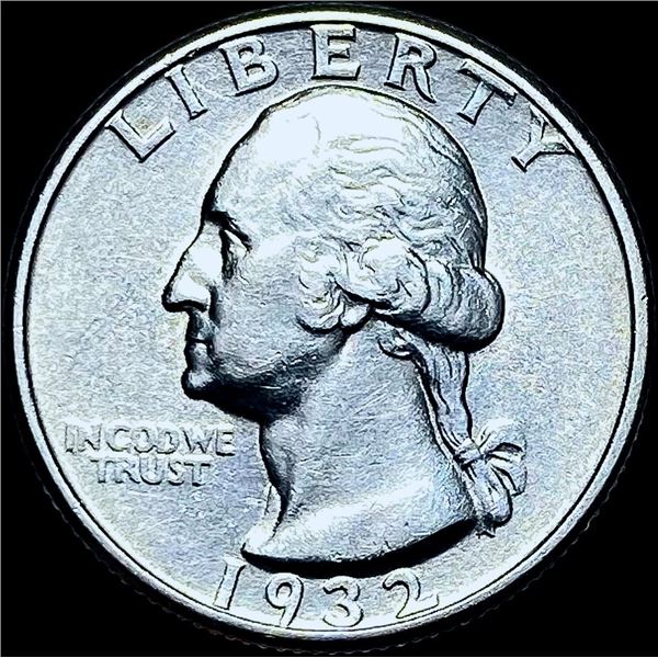 1932-D Silver Washington Quarter CHOICE AU