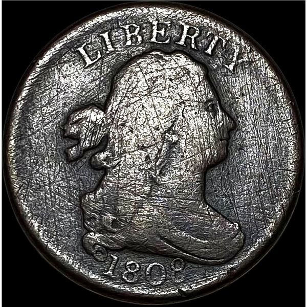 1808 Draped Bust Half Cent LIGHTLY CIRCULATED