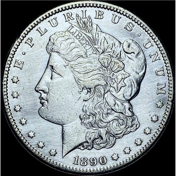 1890-CC Silver Morgan Dollar CHOICE AU
