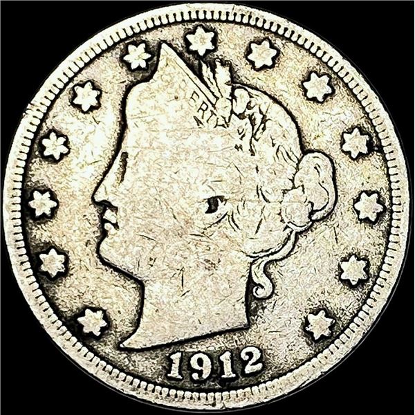1912-S Liberty Head Nickel NICELY CIRCULATED