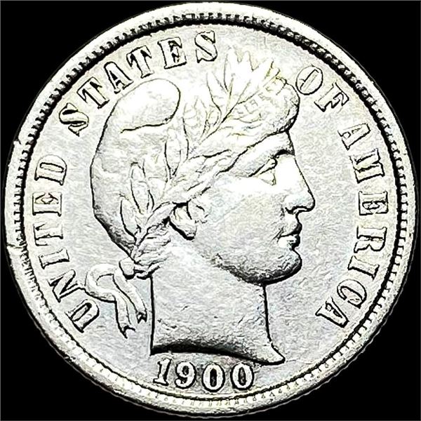 1900-S Silver Barber Dime HIGH GRADE