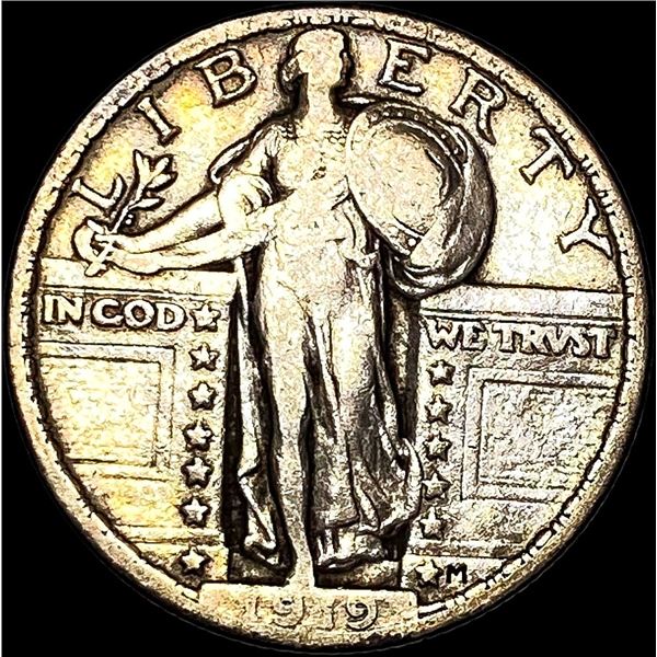 1919 Standing Liberty Quarter LIGHTLY CIRCULATED