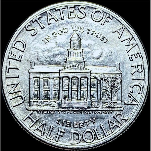 1946 Silver Iowa Half Dollar CHOICE BU