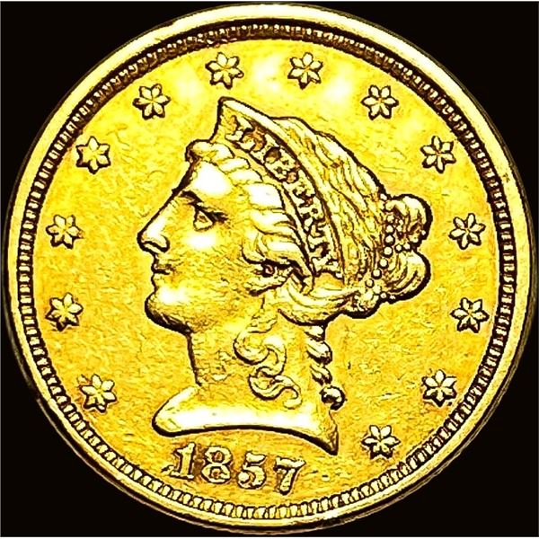 1857 Gold $2.50 Liberty Head Quarter Eagle CHOICE AU