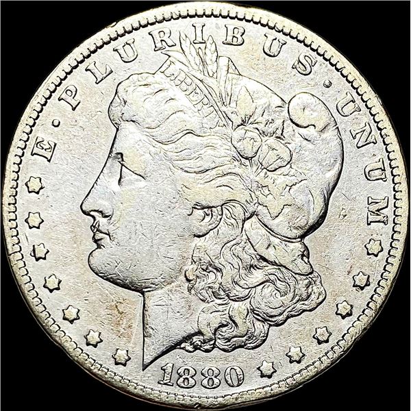 1880-S Silver Morgan Dollar ABOUT UNCIRCULATED