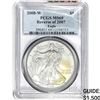Image 1 : 2008-W $1 Silver Eagle PCGS MS69 Rev of 2007