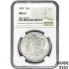 Image 1 : 1897 Morgan Silver Dollar NGC MS62