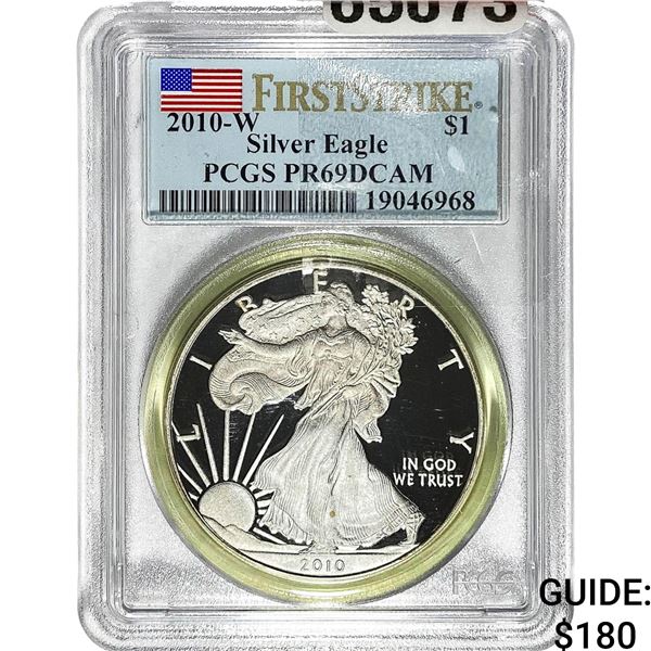 2010-W $1 Silver Eagle PCGS PR69 DCAM