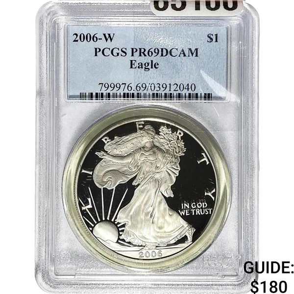 2006-W $1 Silver Eagle PCGS PR69 DCAM