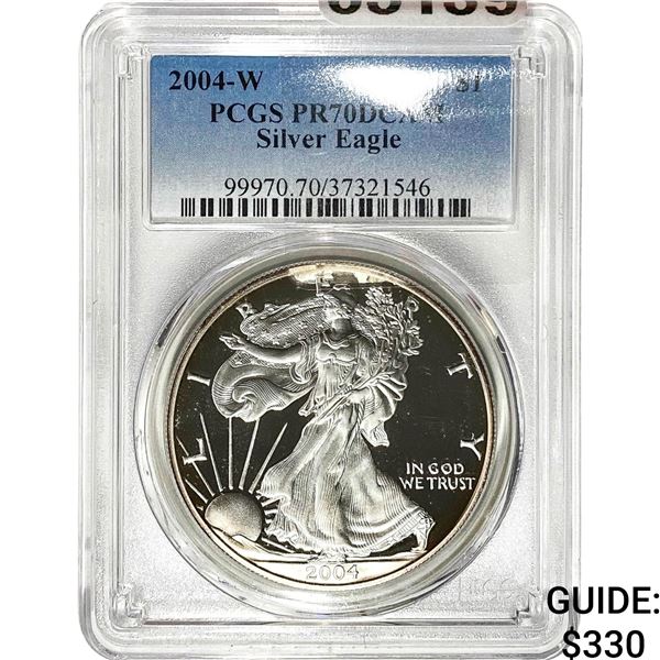2004-W $1 Silver Eagle PCGS PR70 DCAM
