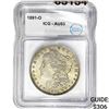 1891-O Morgan Silver Dollar ICG AU53