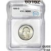 1950-D Washington Silver Quarter ICG MS66