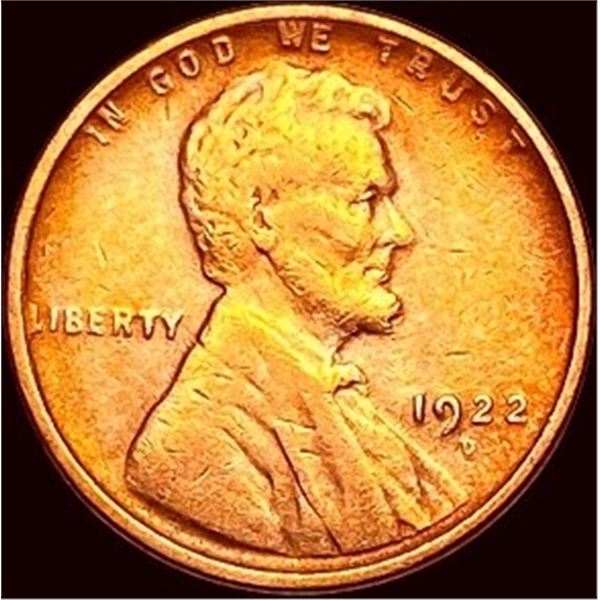 1922-D Lincoln Wheat Cent CLOSELY UNCIRCULATED