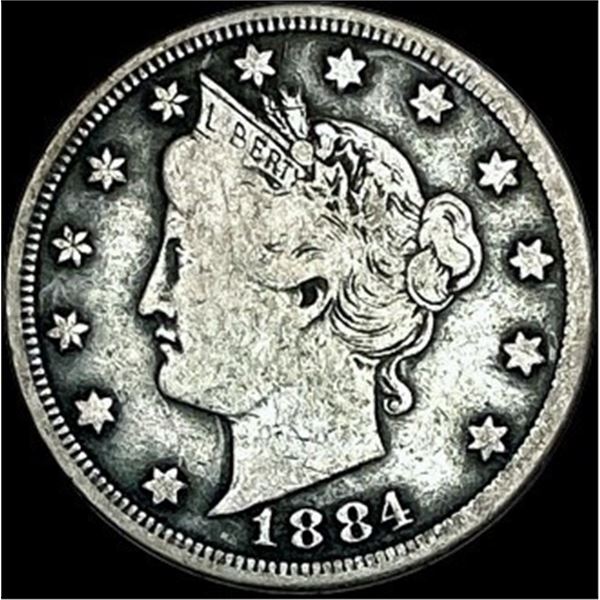 1884 Liberty Head Nickel LIGHTLY CIRCULATED