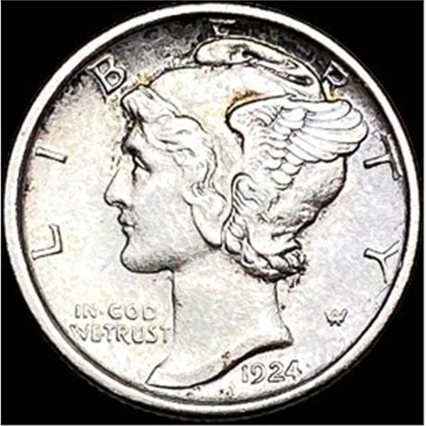 1924-D Silver Mercury Dime UNCIRCULATED