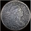 Image 1 : 1797 Draped Bust Large Cent NICELY CIRCULATED