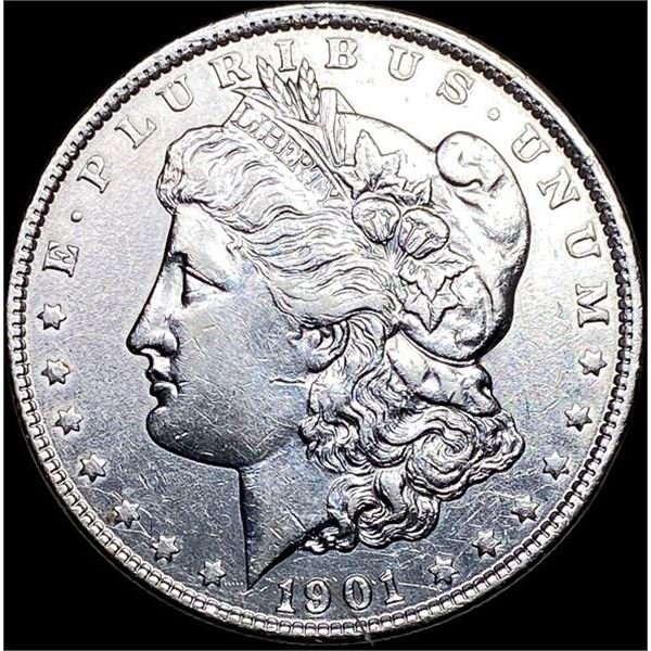 1901 Morgan Silver Dollar ABOUT UNCIRCULATED