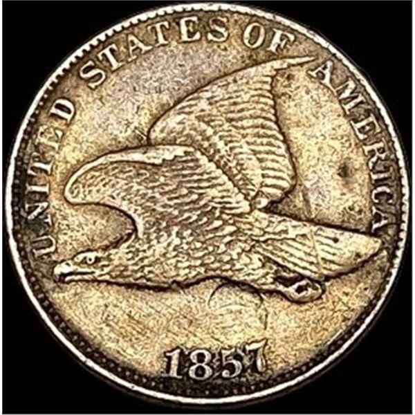 1857 Flying Eagle Cent CLOSELY UNCIRCULATED