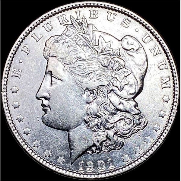 1901 Morgan Silver Dollar ABOUT UNCIRCULATED