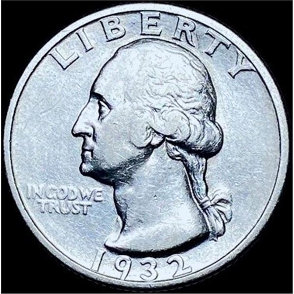 1932-S Silver Washington Quarter CHOICE AU