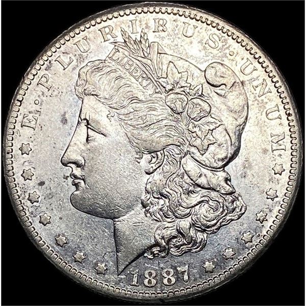 1887-S Silver Morgan Dollar CLOSELY UNCIRCULATED