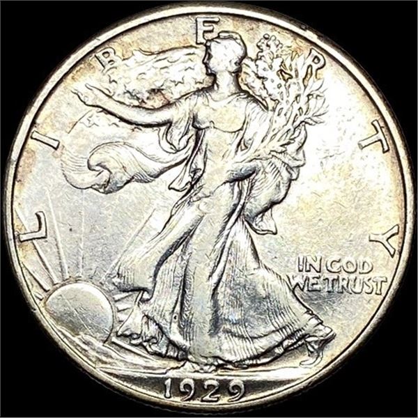 1929-D Walking Liberty Half Dollar CLOSELY UNCIRCULATED