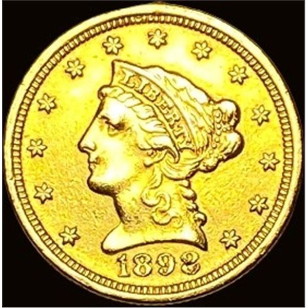 1898 Liberty Head Gold Quarter Eagle UNC