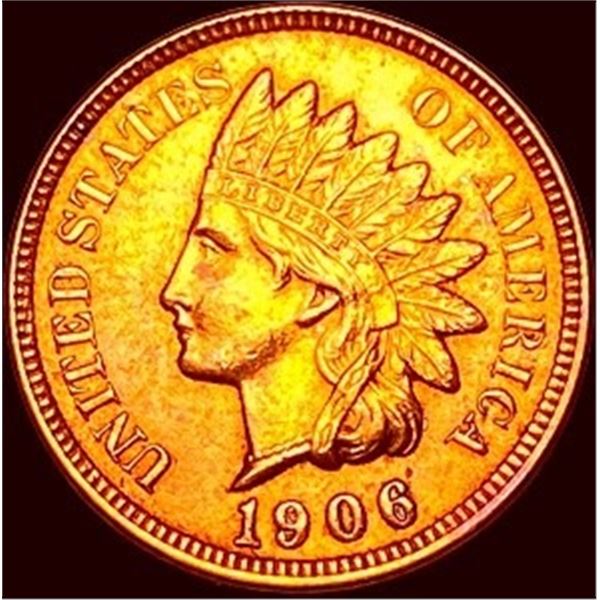 1906 Indian Head Cent SUPERB GEM BU