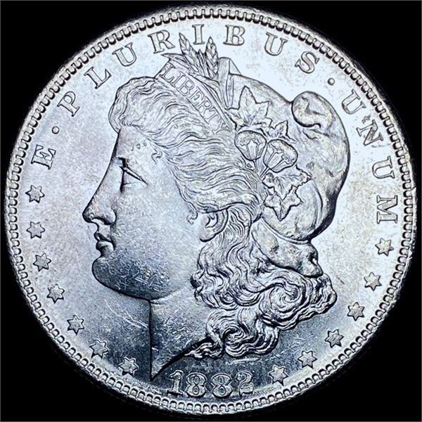 1882-S Silver Morgan Dollar GEM BU