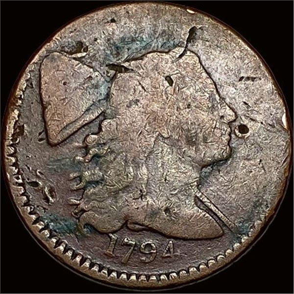1794 Liberty Cap Large Cent NICELY CIRCULATED