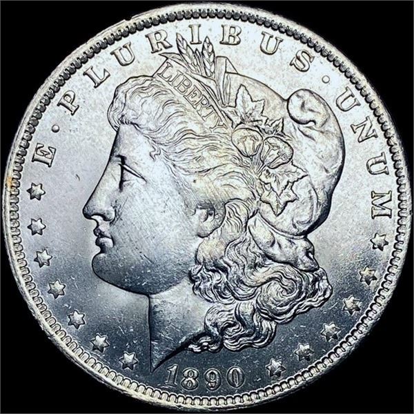 1890-O Morgan Silver Dollar CHOICE AU
