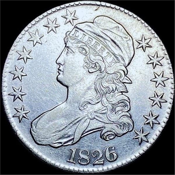 1826 Capped Bust Half Dollar CHOICE AU