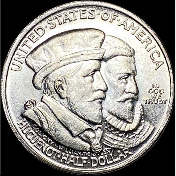1924 Silver Huguenot Half Dollar UNCIRCULATED