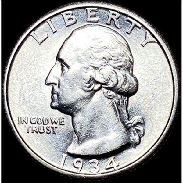 1934 Silver Washington Quarter UNCIRCULATED