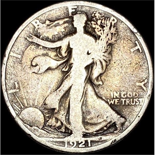 1921-D Walking Liberty Half Dollar NICELY CIRCULATED