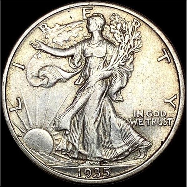 1935-S Walking Liberty Half Dollar NEARLY UNCIRCULATED
