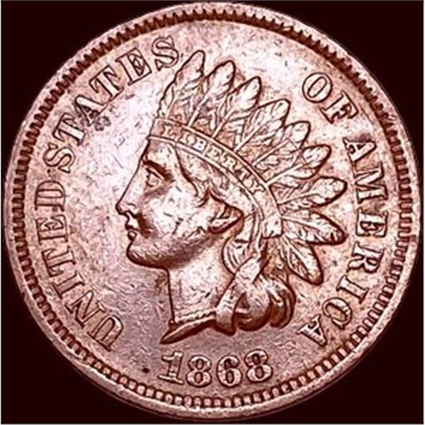 1868 Indian Head Cent CHOICE AU