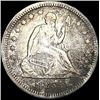 Image 1 : 1855 Seated Liberty Quarter ABOUT UNCIRCULATED