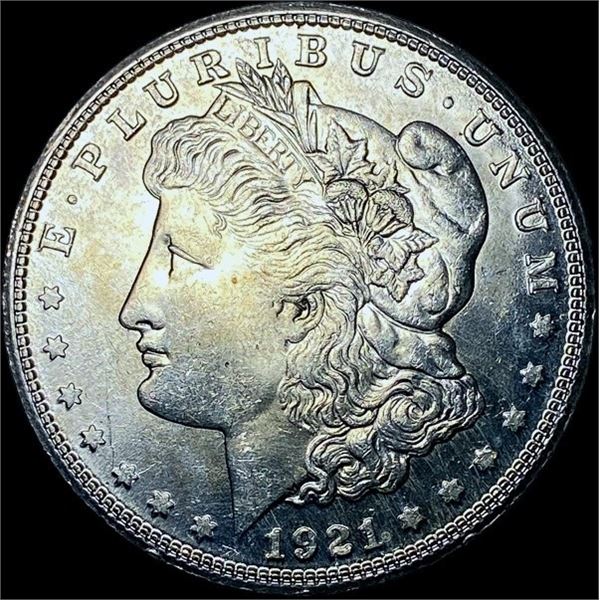 1921-S Silver Morgan Dollar CHOICE BU