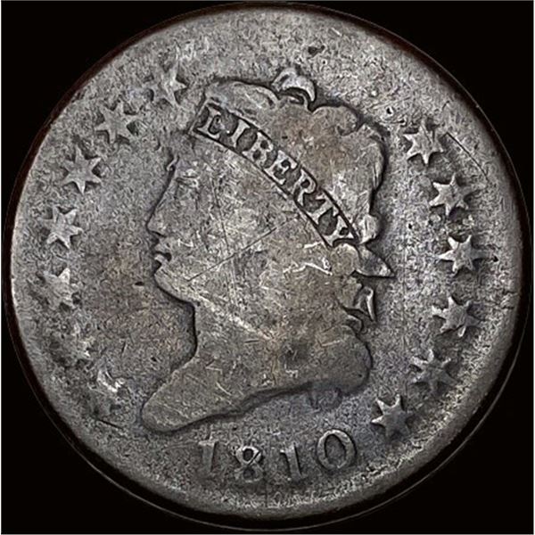 1810 Classic Head Large Cent LIGHTLY CIRCULATED