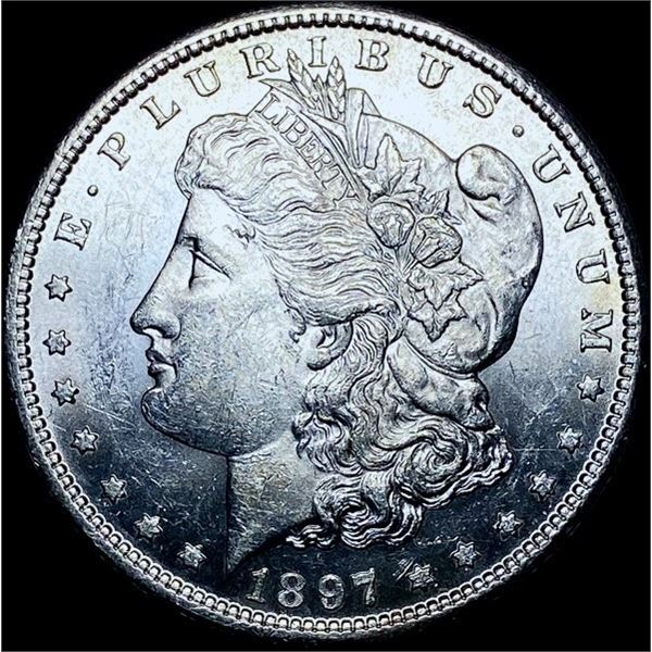 1897-S Silver Morgan Dollar CHOICE BU